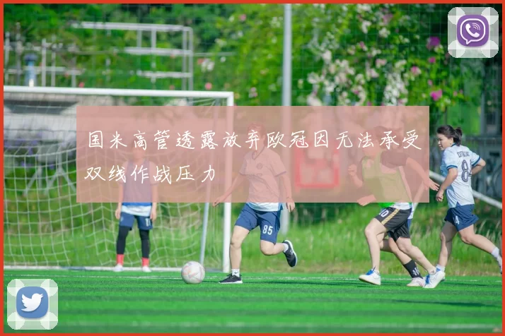 国米高管透露放弃欧冠因无法承受双线作战压力